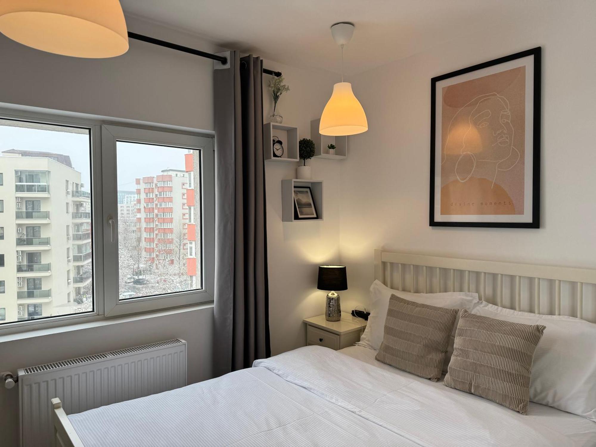 Evan Cozy Flat With Balcony & Parking, 13 September Bucarest Extérieur photo
